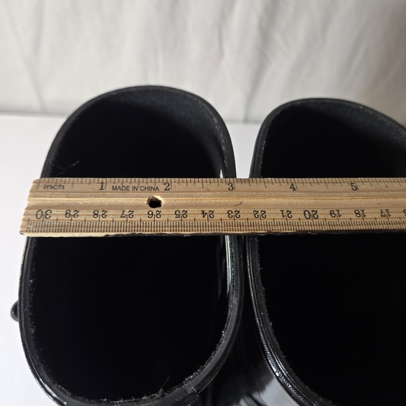 Hunter Black Rain Boots Size 9 - Picture 14 of 15